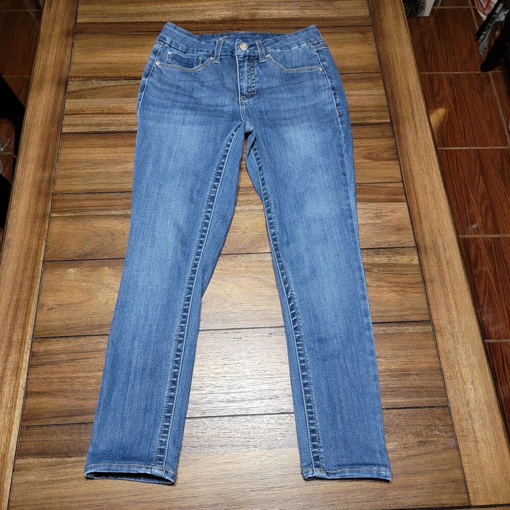 Seven7 Tummyless High Rise Skinny Denim Jeans - Size 6